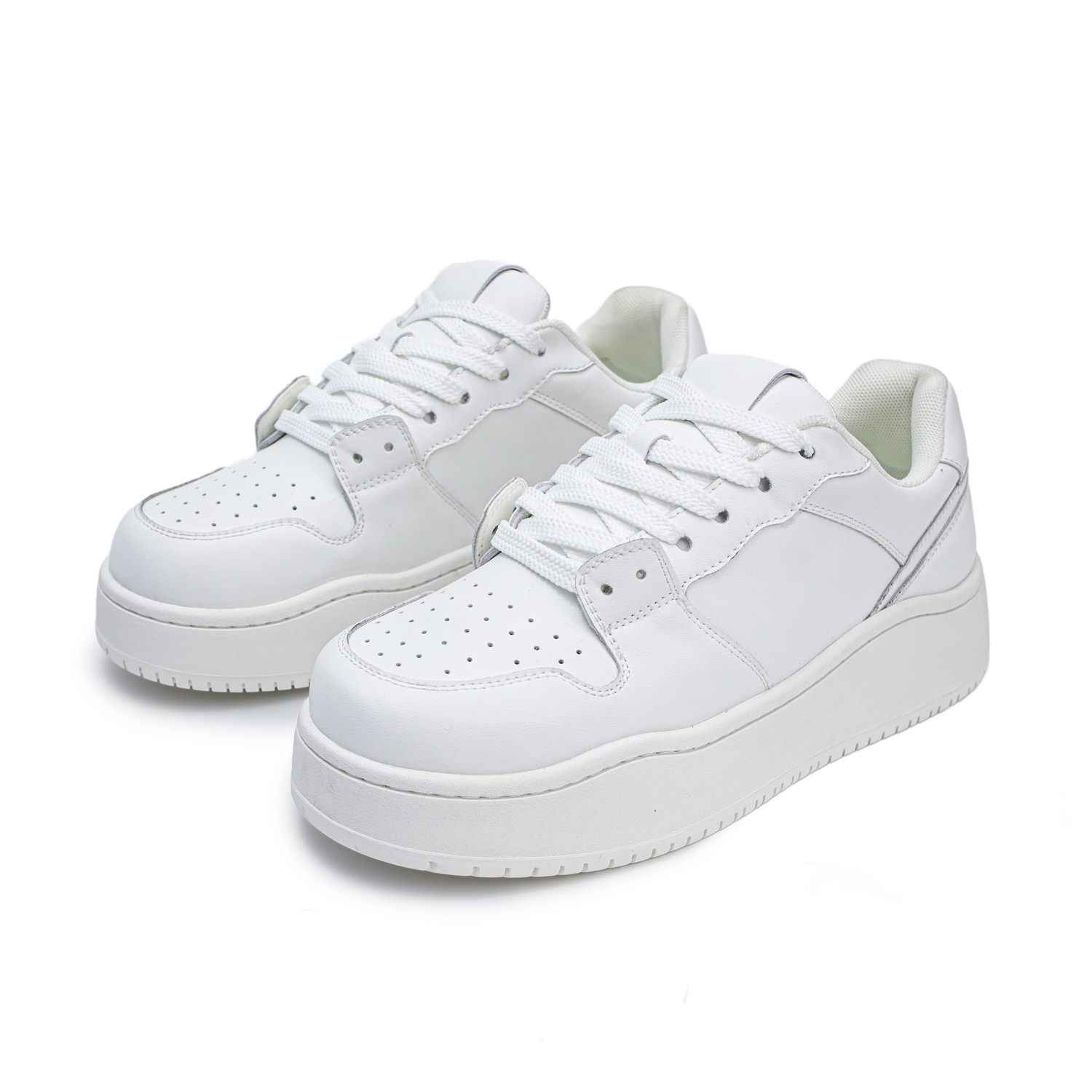 

MODENGPAN Низкие скейтерские кроссовки унисекс белые, цвет White