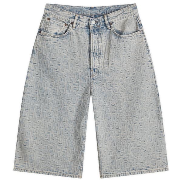 

Джинсовые шорты с монограммой Judda Acne Studios, синий