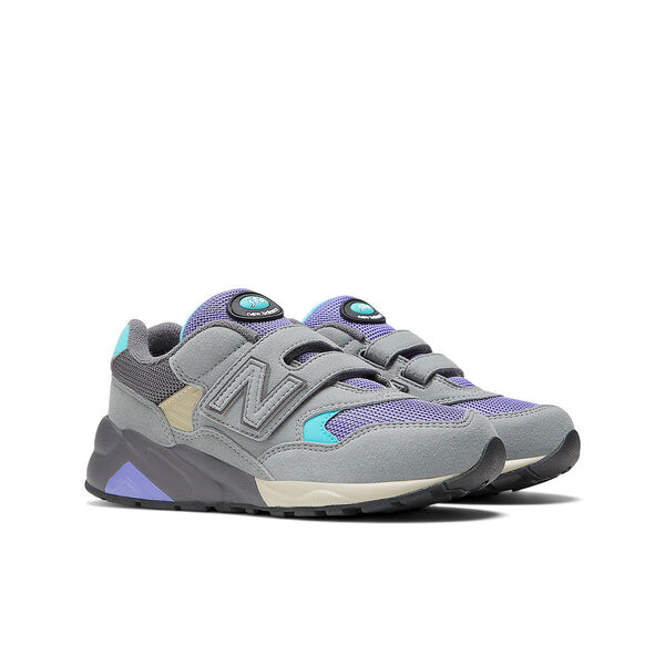 Кроссовки 580 на липучке New Balance, серый — фото 2
