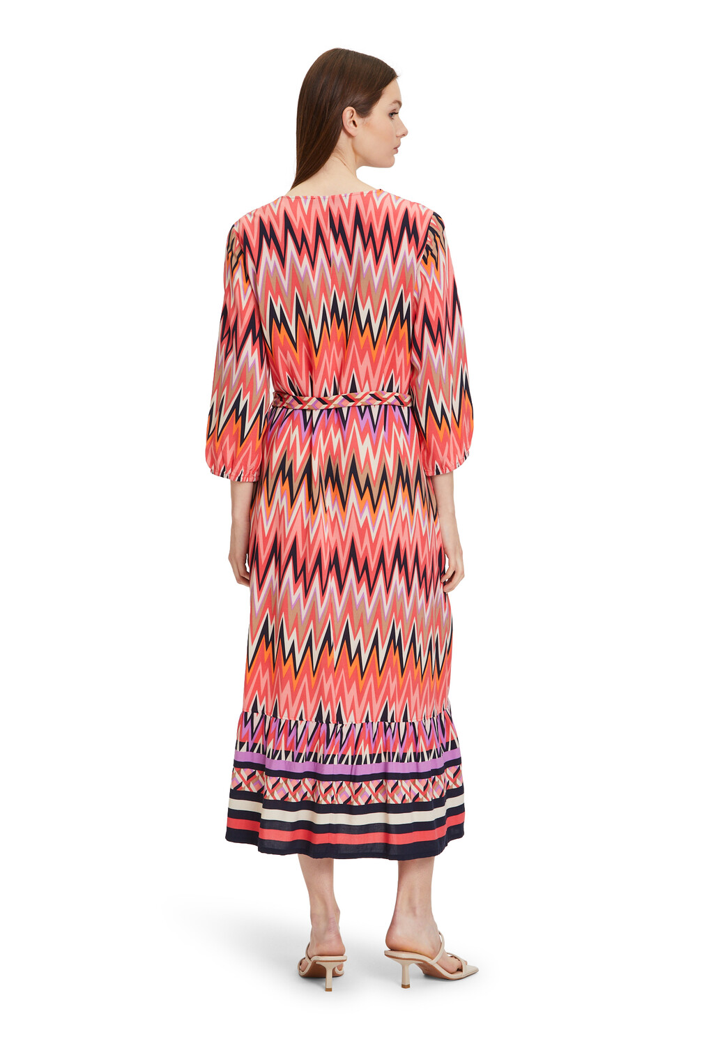 

Платье Betty Barclay Midi mit Muster, цвет Red/Beige