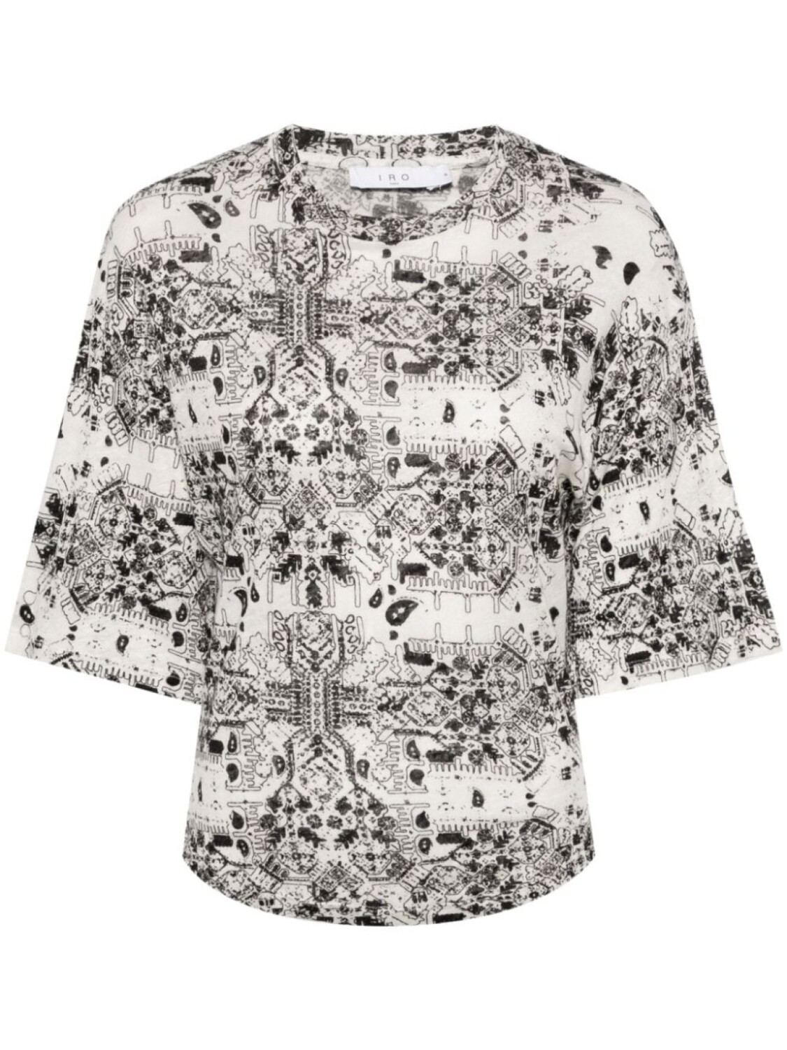 

IRO футболка Walia с принтом, черный