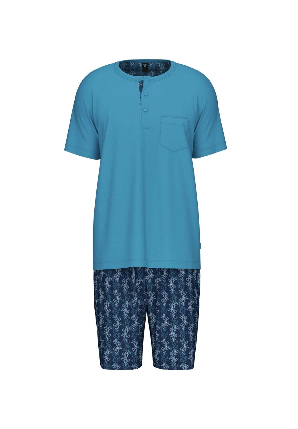 

Мужские короткие пижамы Relax Choice CALIDA, цвет Niagara Blue