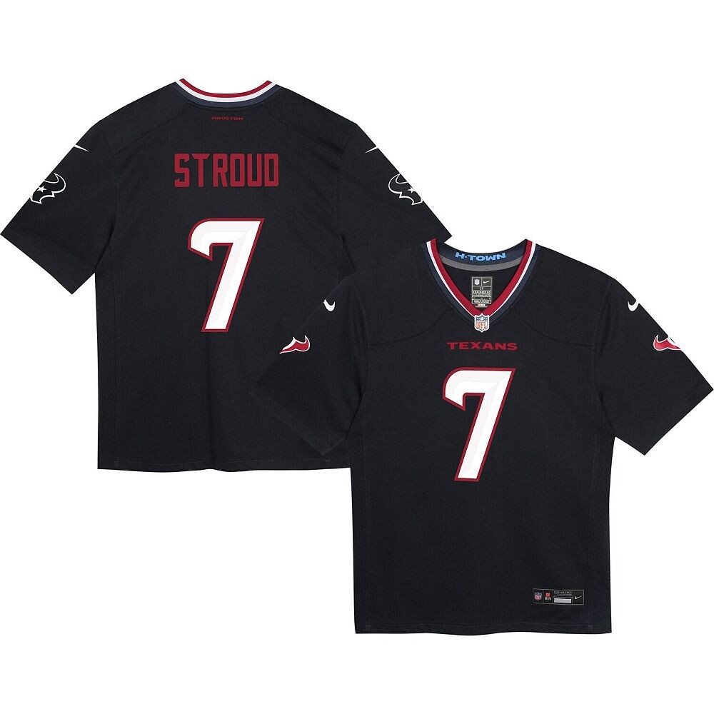 Nike Cдля малышей. Темно-синяя игровая майка Stroud Houston Texans, цвет Txs Navy — фото 2