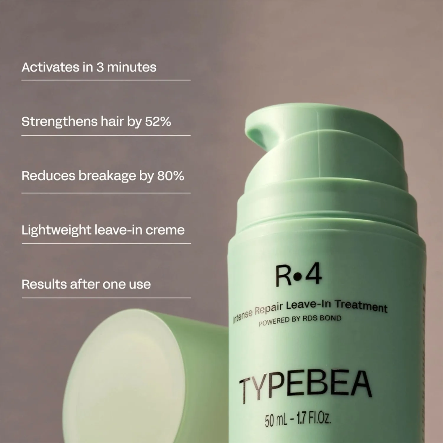 Несмываемый кондиционер r•line r·4 интенсивное восстанавливающее средство Typebea, 50 мл — фото 3