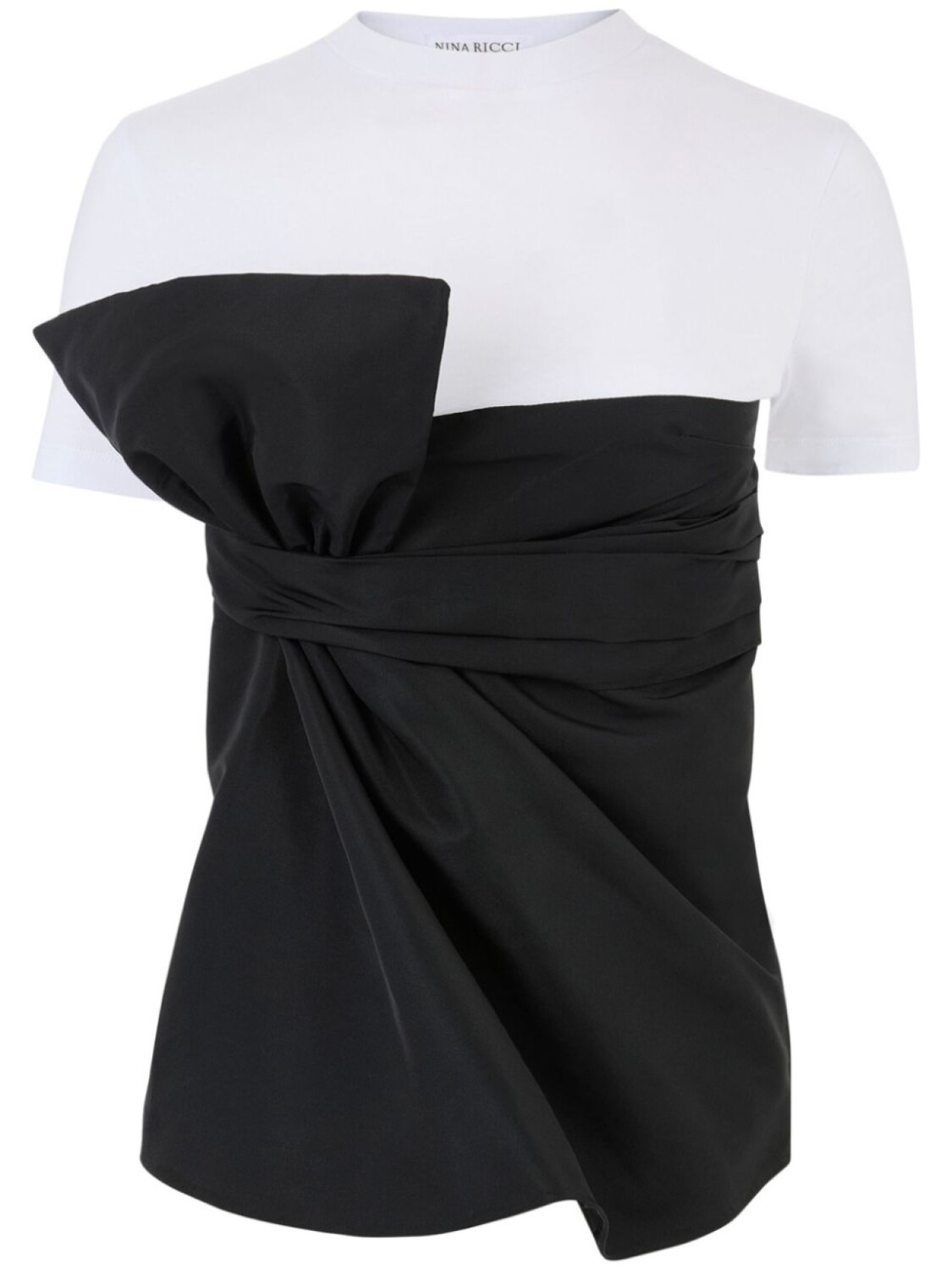 

Футболка с бантом Nina Ricci, черный