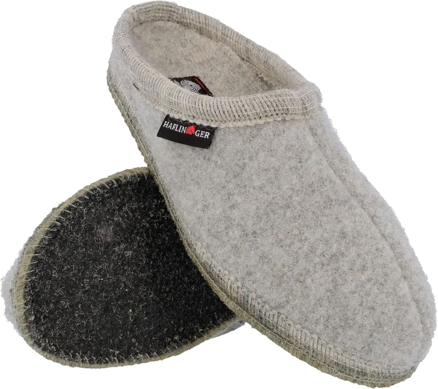 Тапочки унисекс HAFLINGER Alaska Walktoffel, Stone Grey — фото 2