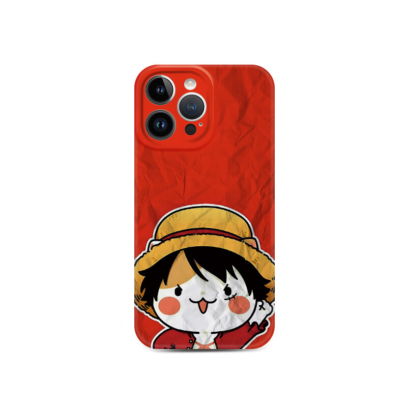 

Чехол для телефона LANGOU, Pleated frosted shell - cute Luffy