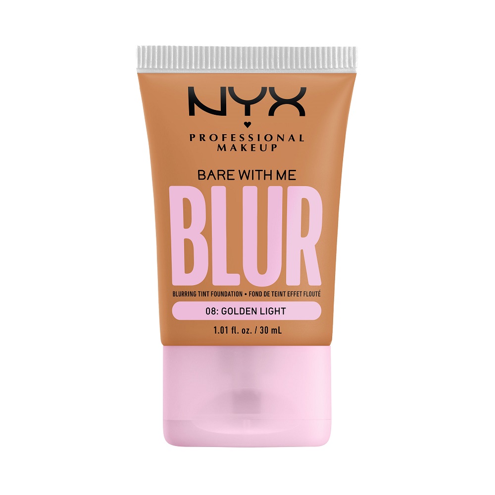 

Основа под макияж bare with me blur Nyx Professional Makeup, цвет nr. 08: golden light, 30 мл