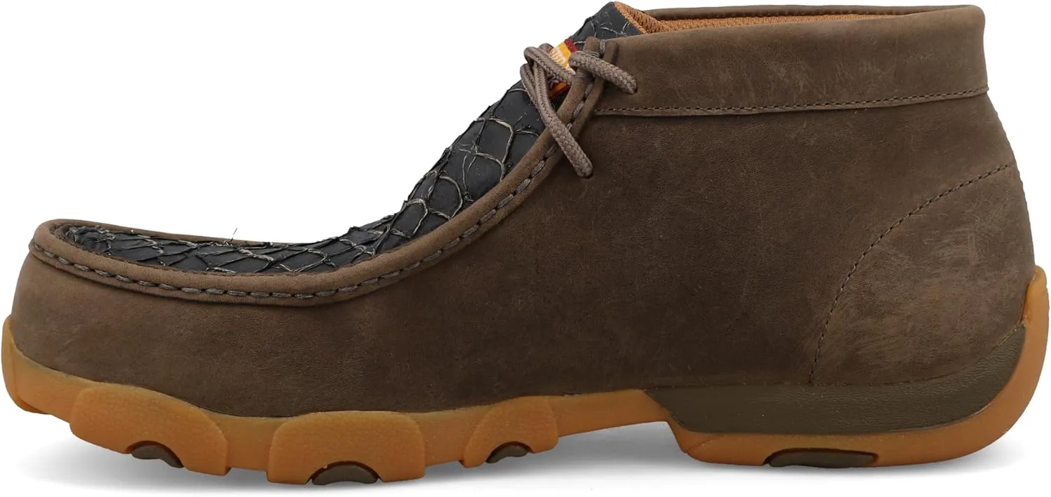 Ботинки Twisted X Work Chukka Driving Moc для мужчин, черный — фото 4