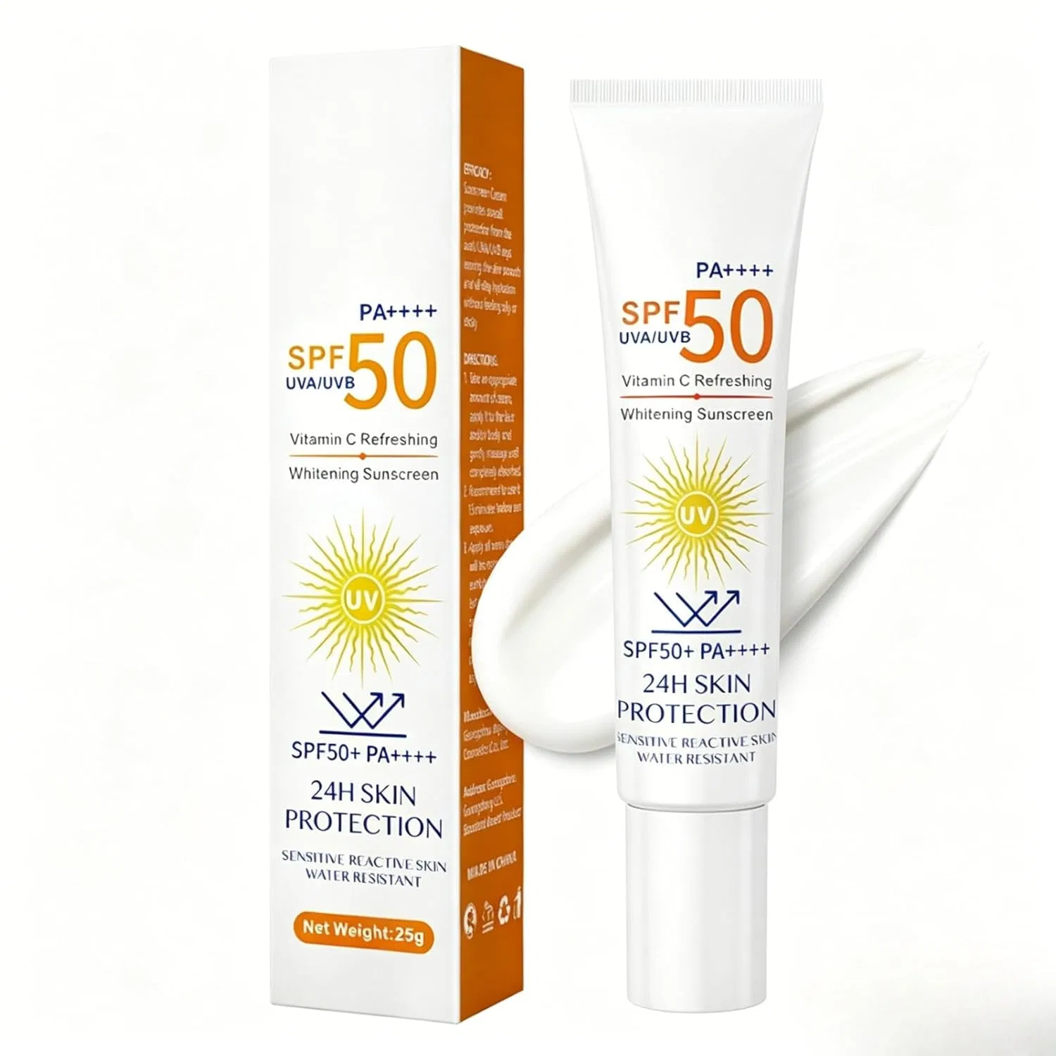 Солнцезащитный крем для лица с витамином С SPF 50+ Unmyre