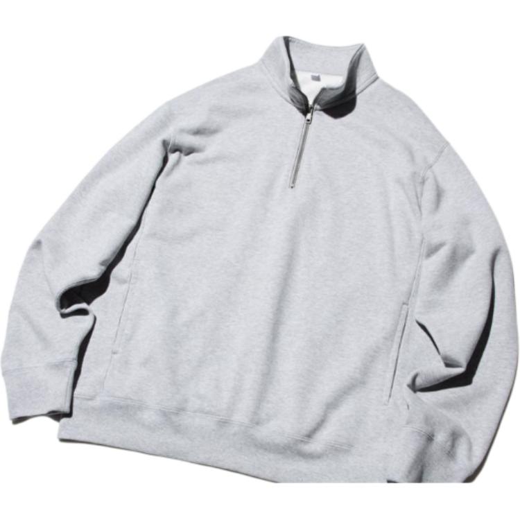 Свитшот унисекс Sky Gray UNIQLO, серый — фото 4