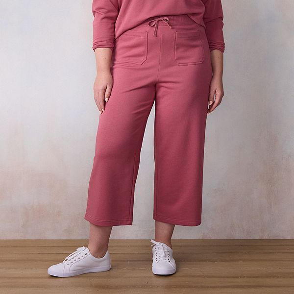 

Спортивные штаны Plus size с принтом диких цветов Lc Lauren Conrad, Century Pink