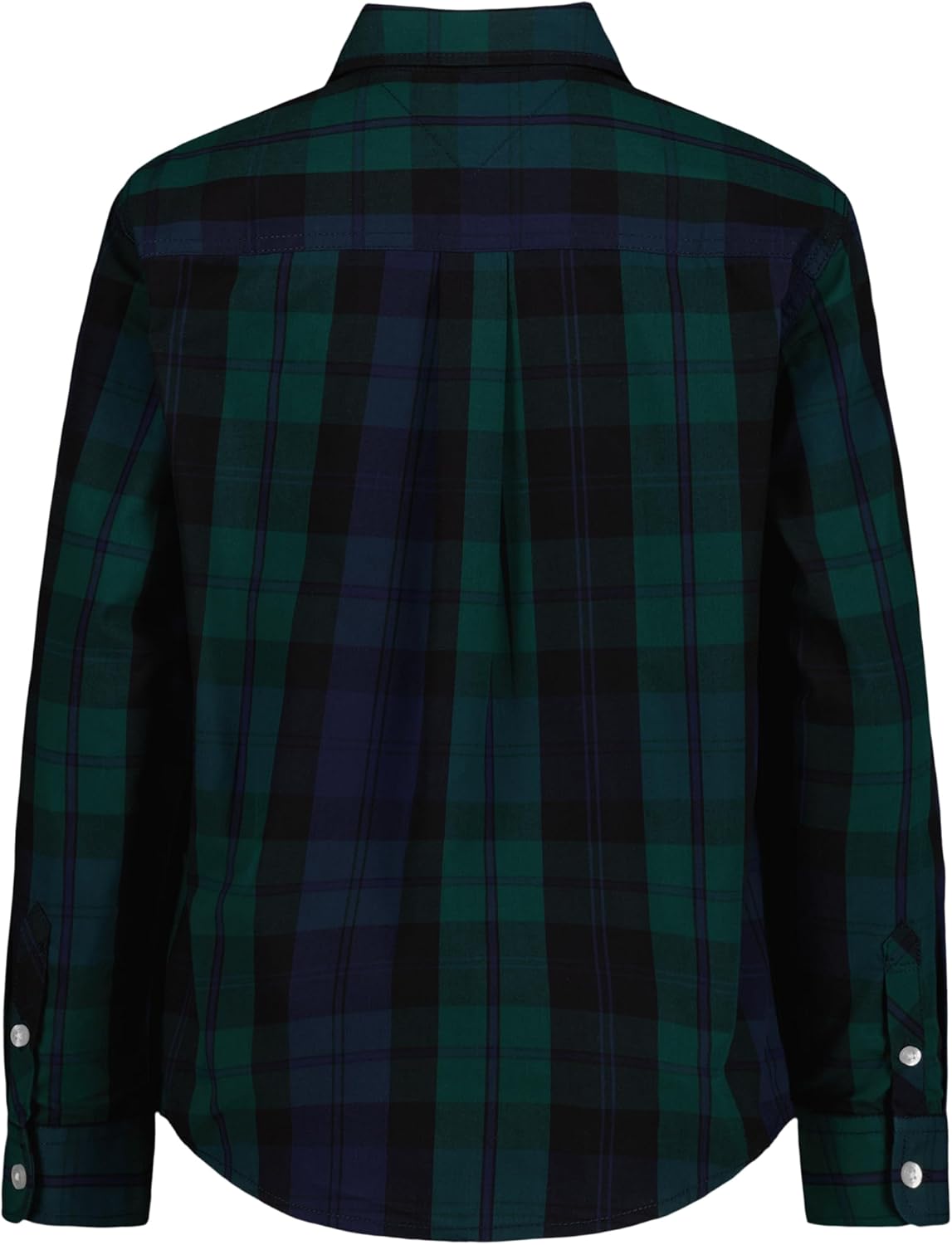 Рубашка Tommy Hilfiger для мальчиков с длинным рукавом, легкая и дышащая., Rain Forest Blackwatch — фото 2