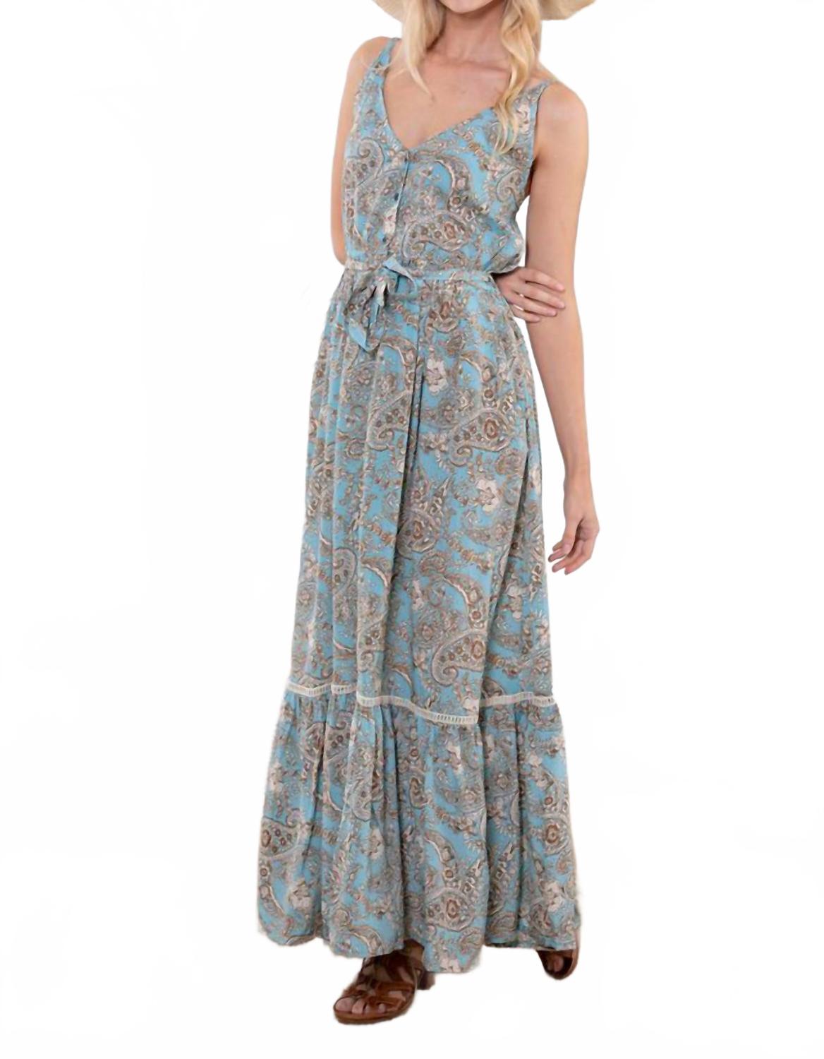 

Kali Maxi Pocket Dress в синем цвете Cienna