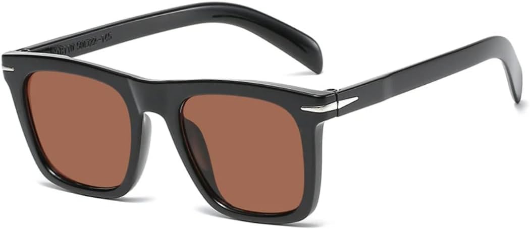 

Солнцезащитные очки с защитой от УФ-излучения UV400 | Легкая оправа цвета "рисовый ноготь" | Линзы конфетных оттенков для занятий спортом на открытом воздухе и вождения DSVIGF, Black Brown