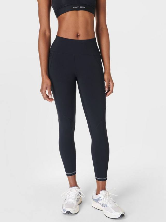 

Тренировочные леггинсы power pro 7/8 Sweaty Betty, черный