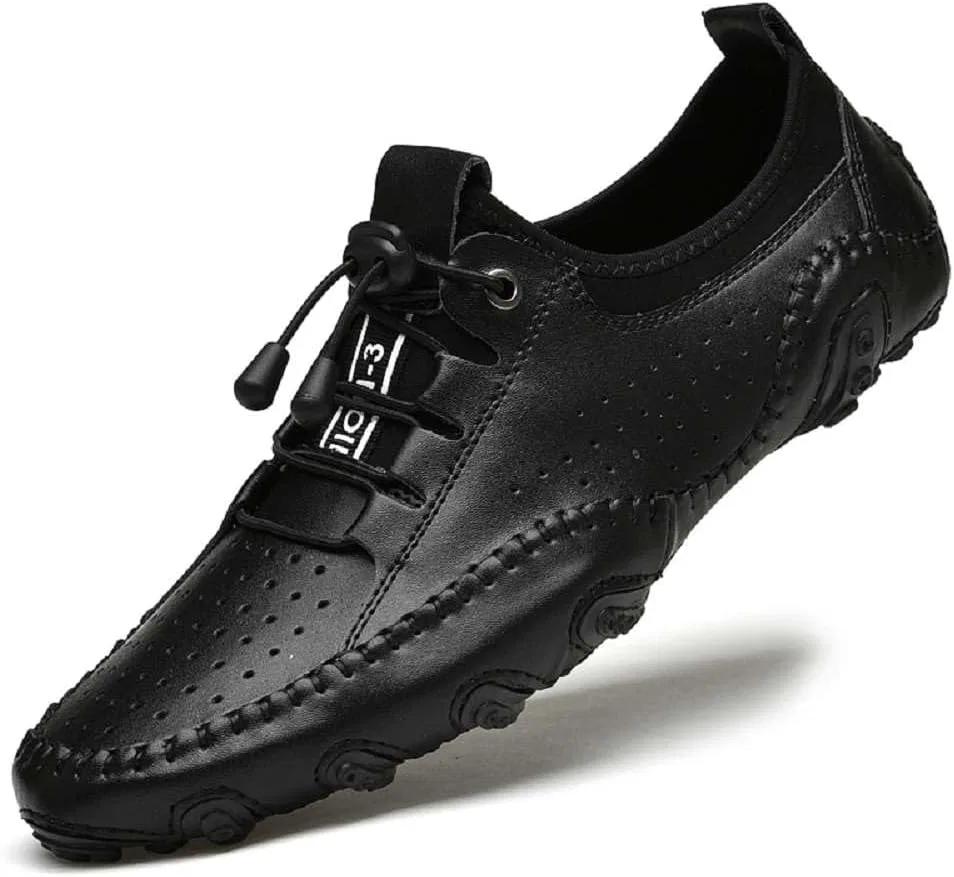 Лоферы из натуральной кожи мужские, Dark Black Zentavi