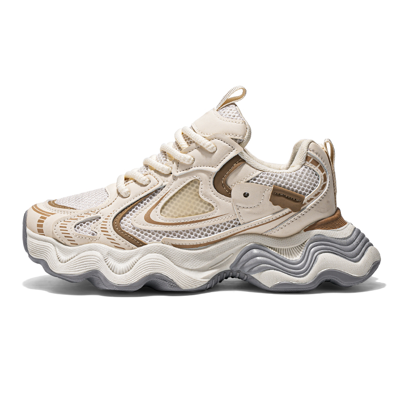 

Износостойкие дышащие низкие массивные кроссовки для мужчин Magelly, Beige