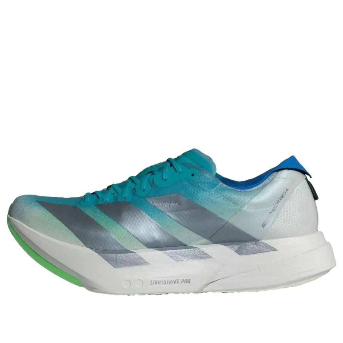 Кроссовки Adidas Adizero Adios Pro 4 'Aqua Iron Metallic', бирюзовый