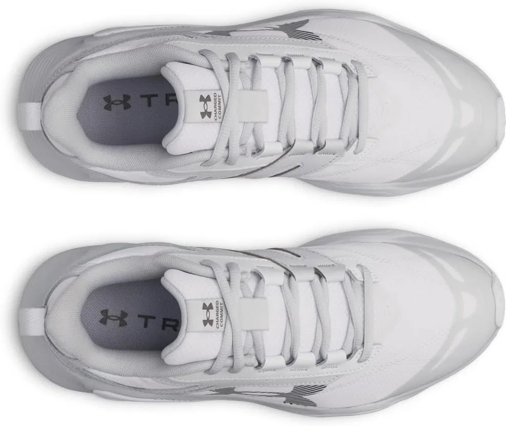 Мужские кроссовки Under Armour UA Charged Commit Tr 5, White Halo Gray Castlerock — фото 4