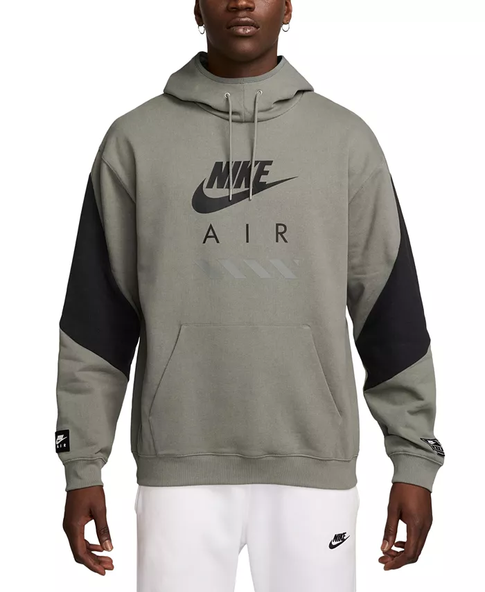 

Мужская просторная худи Air Fleece с логотипом Nike, загар/бежевый