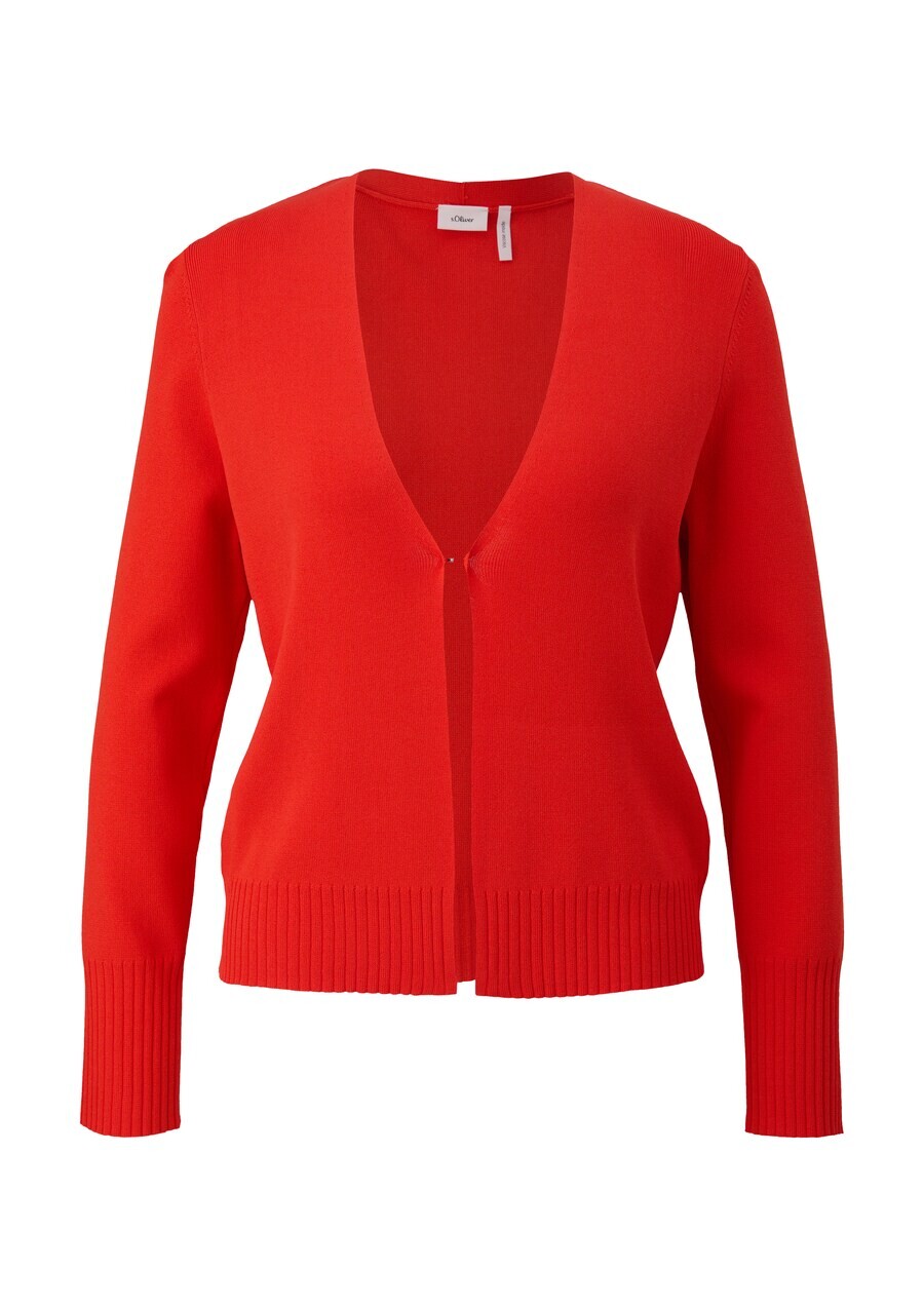 

Вязаный кардиган s.Oliver BLACK LABEL Knit Cardigan, цвет fire red