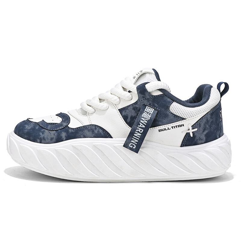 

Кроссовки мужские Lifestyle Shoes Men Low-Top Gong Niu Ju Ren, белый/синий