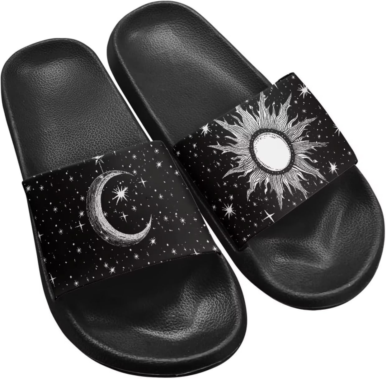 

Легкие сандалии Fuxowvby из EVA, мягкие нескользящие тапочки для женщин, мужчин и подростков, летние, для ванной, у бассейна, пляжа, водная обувь, размеры США 5,5-12,5, Sun Moon