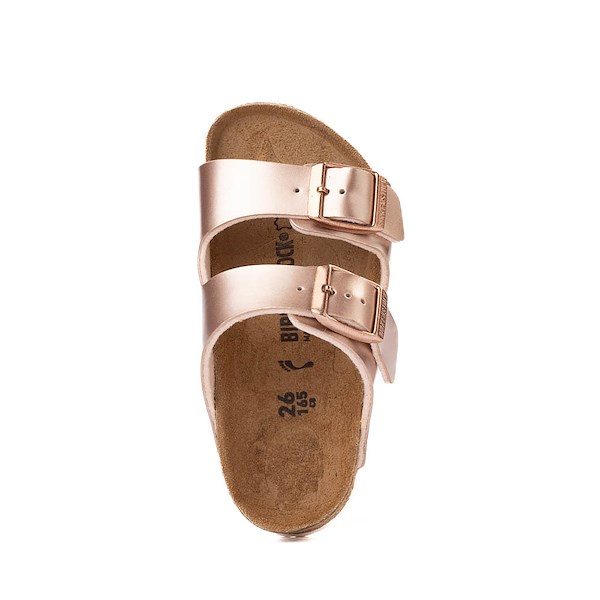 Сандалии Birkenstock Arizona Slide Sandal, цвет Electric Metallic Copper — фото 2