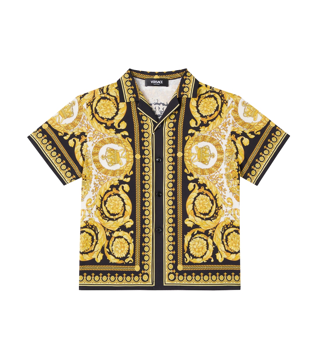 

Рубашка Барокко Versace Kids, Eggshell+Black