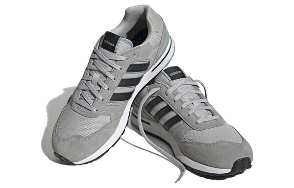 Кроссовки в стиле 80-х Adidas, серый — фото 3