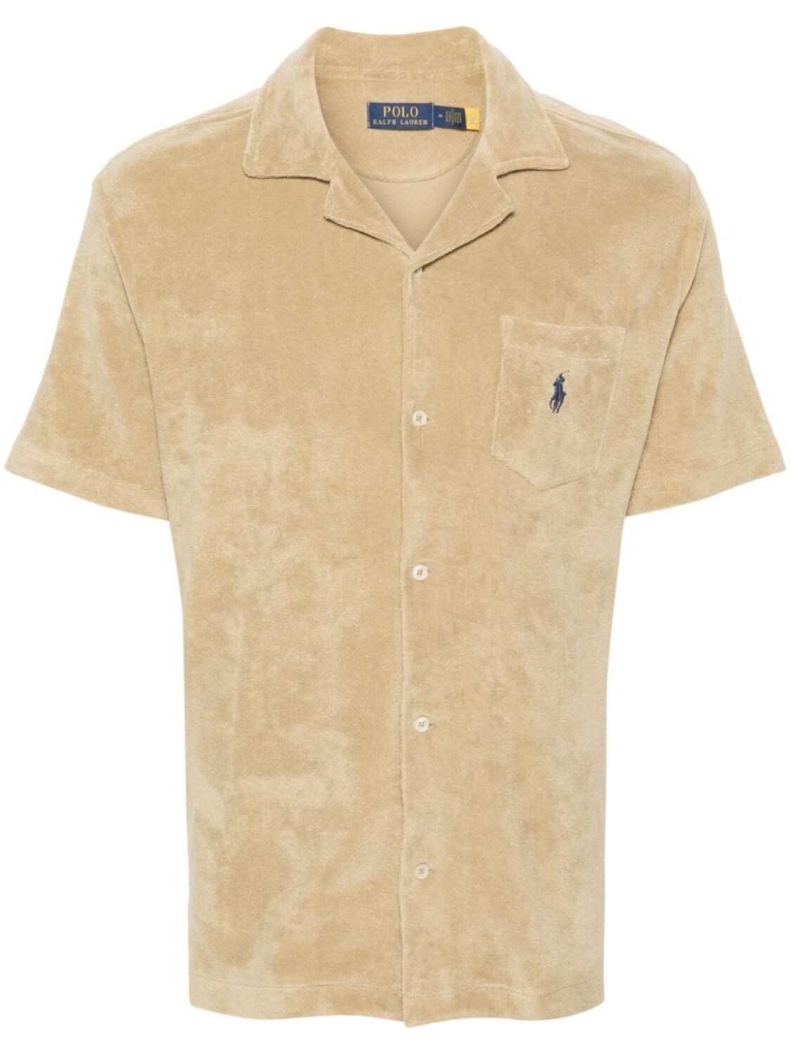 

Polo Ralph Lauren рубашка с декором Polo Pony, нейтральный цвет