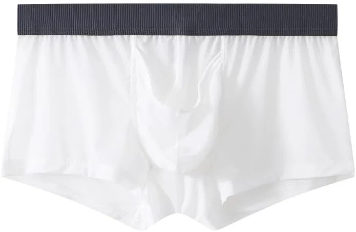 Боксеры с раздельными карманами, Ice Silk, White