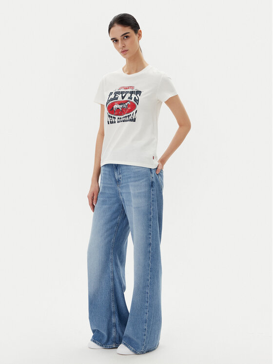 Футболка стандартного кроя Perfect 17369-3022 Levi'S, белый — фото 2