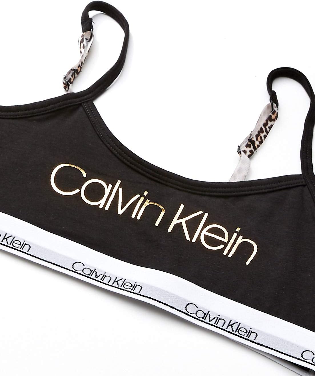 Спортивный бюстгальтер Calvin Klein Girls для девочек, хлопковый бюстгальтер-бралетт с регулируемыми бретельками, 2 Pack - Black, Heather Grey — фото 3