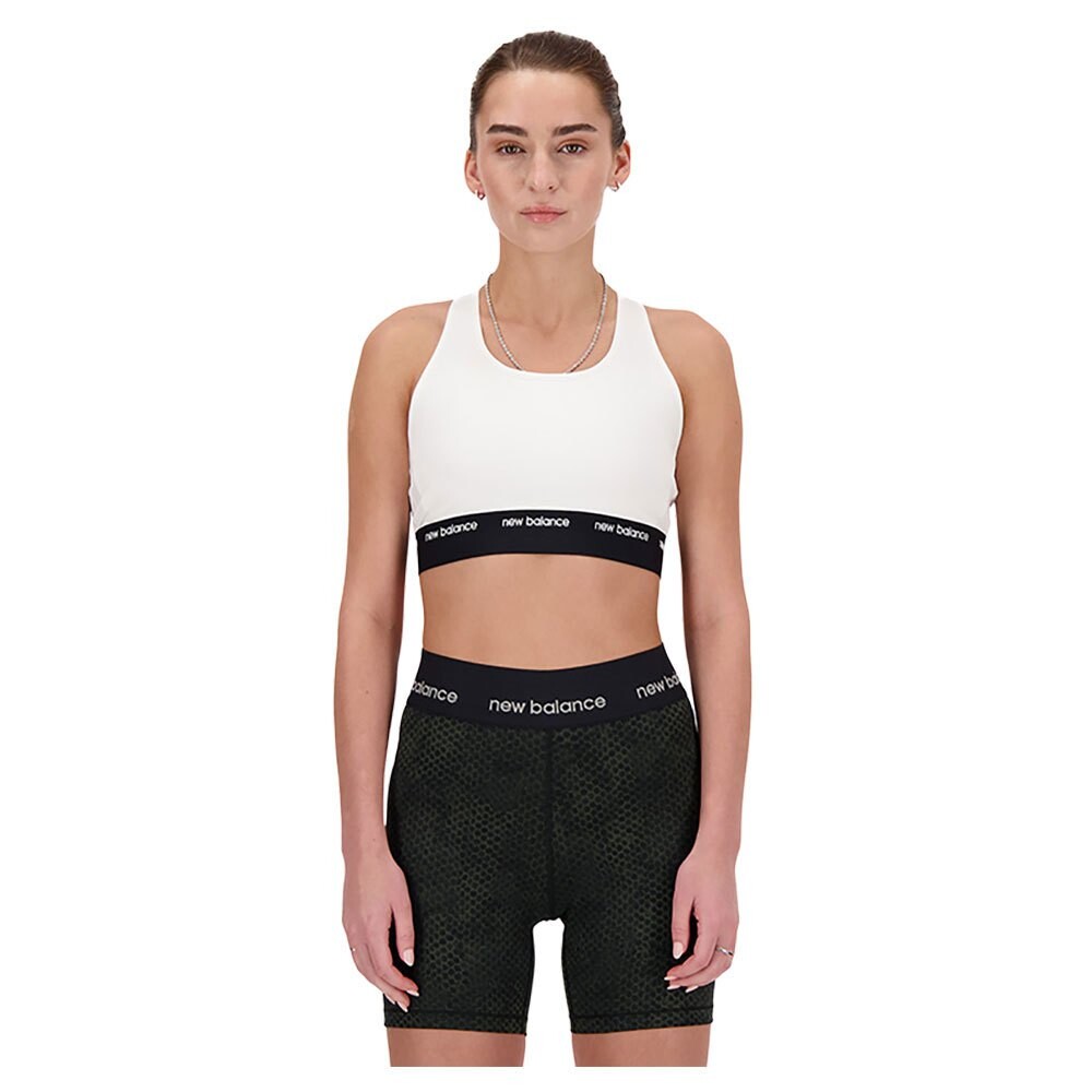 

Спортивный бюстгальтер New Balance Sleek Medium Support, черный