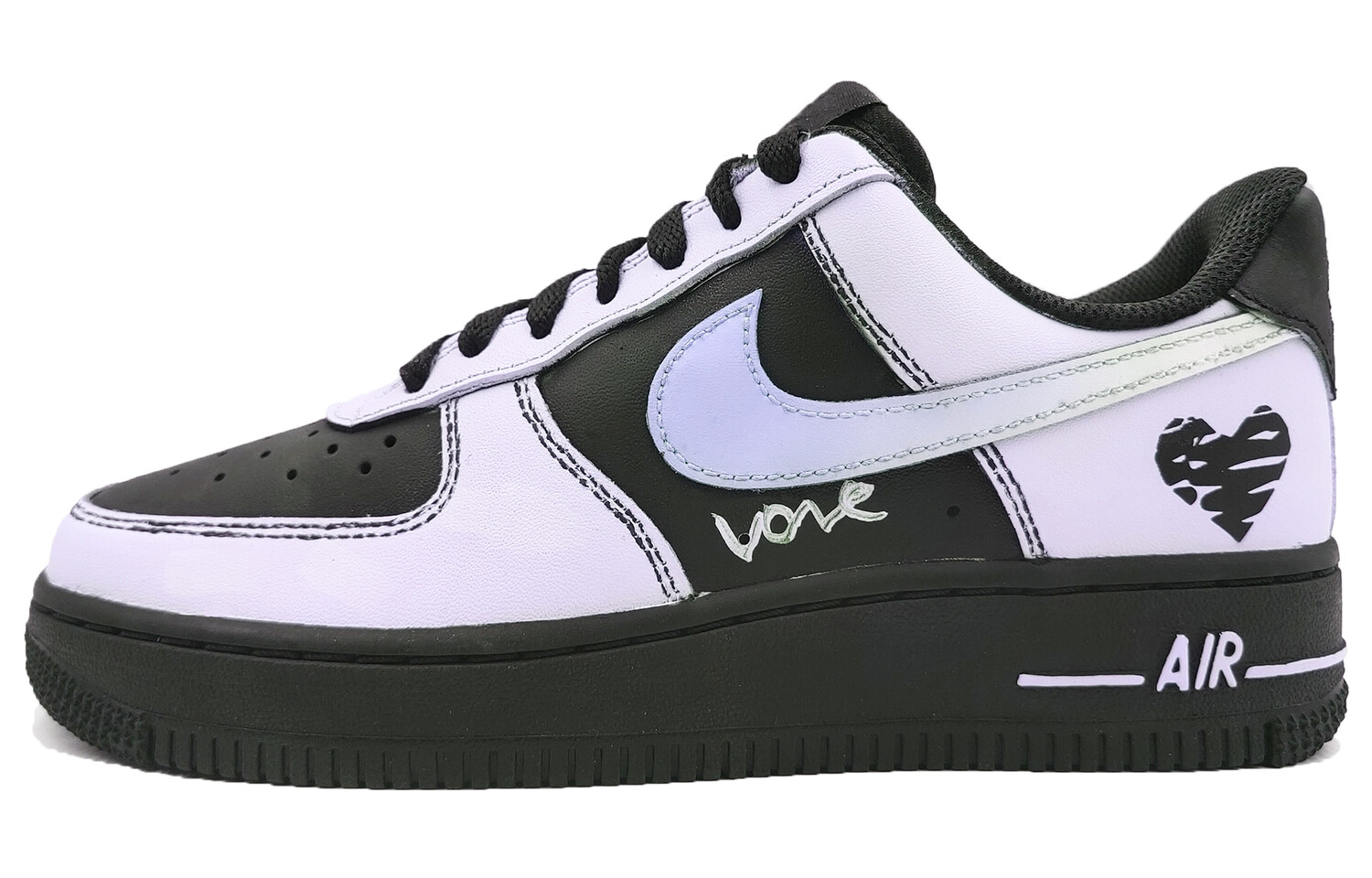 

Кроссовки Nike Air Force 1 Skateboarding Shoes Women's Low-top Purple/black, фиолетовый
