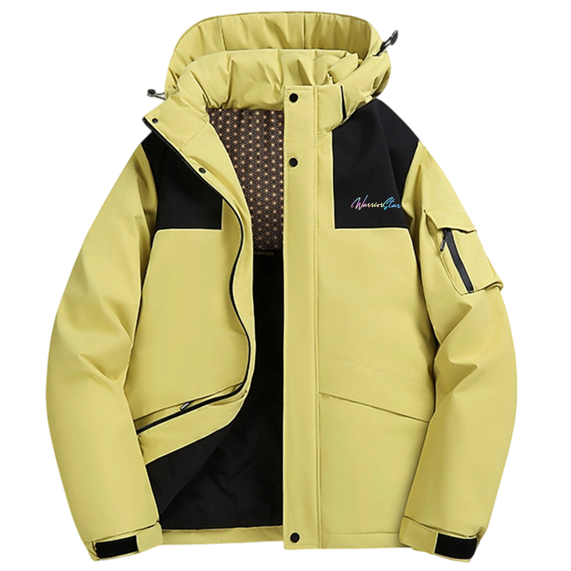

Пуховик Unisex Hooded Thickened Cargo WARRIOR, lemon