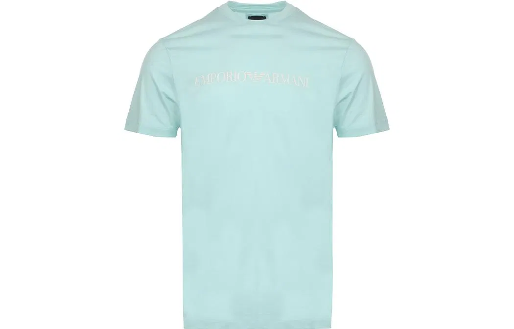 Футболка FW23 мужская Light Blue EMPORIO ARMANI