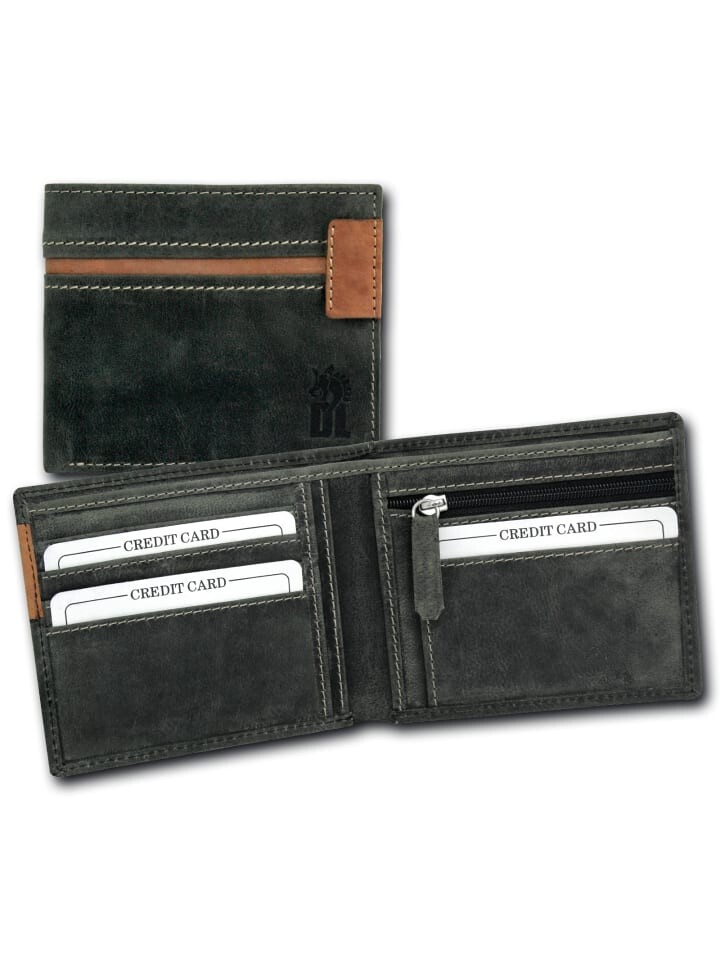 

Кошелек DrachenLeder Portemonnaie Leder Herren Geldbörse Serie Marc