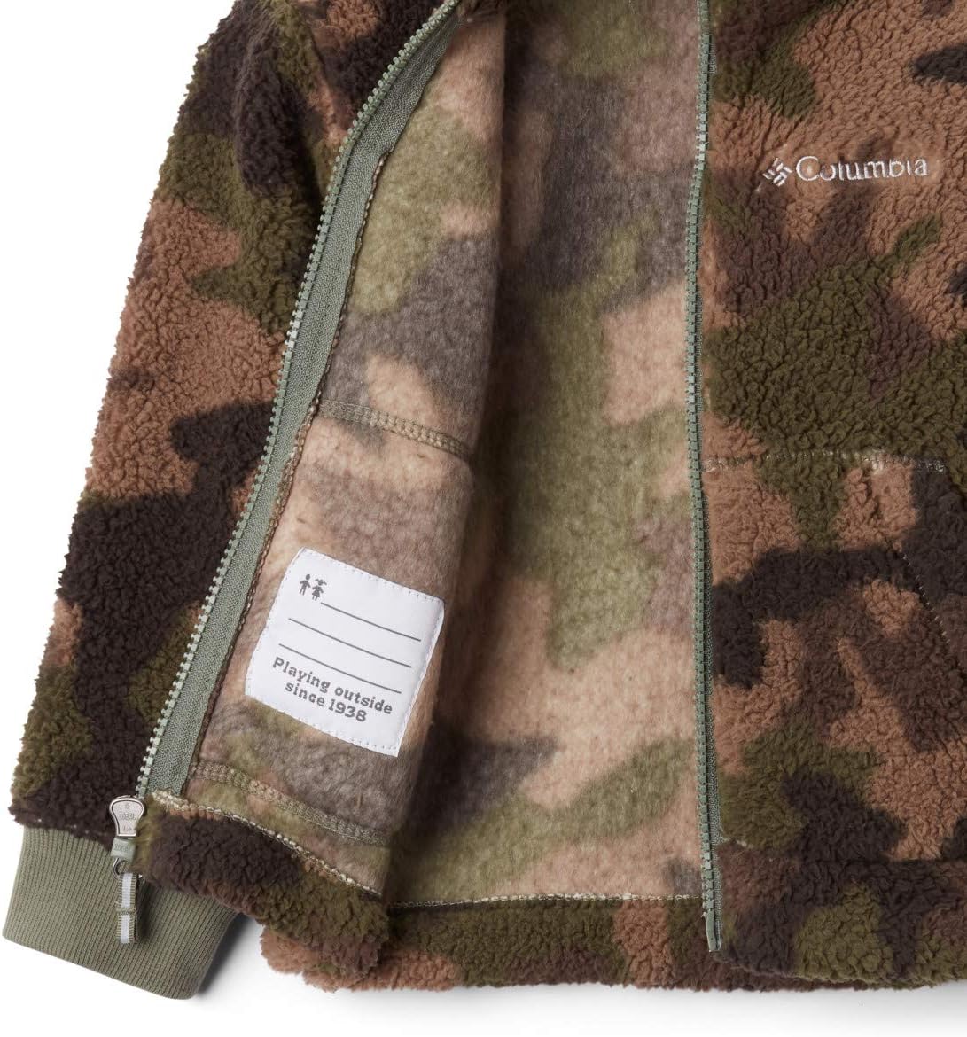 Columbia Unisex Baby Rugged Ridge II Sherpa Full Zip, Cypress Trad Camo Print — фото 3
