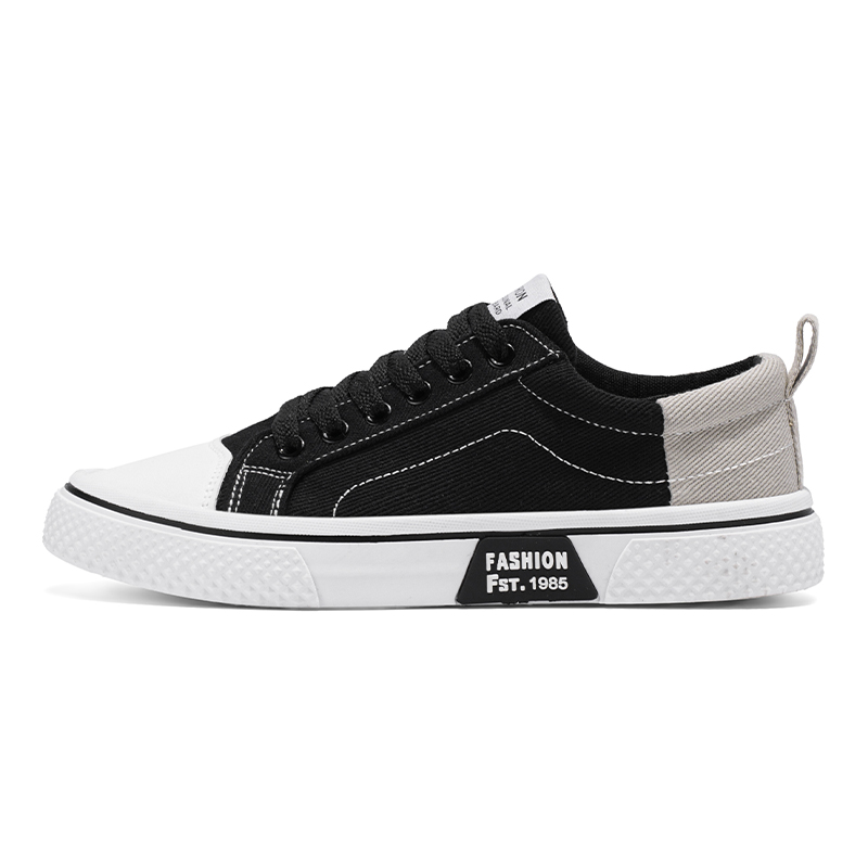 

BOLE Мужские лоу-топ скейтборд кроссовки черные, цвет Black