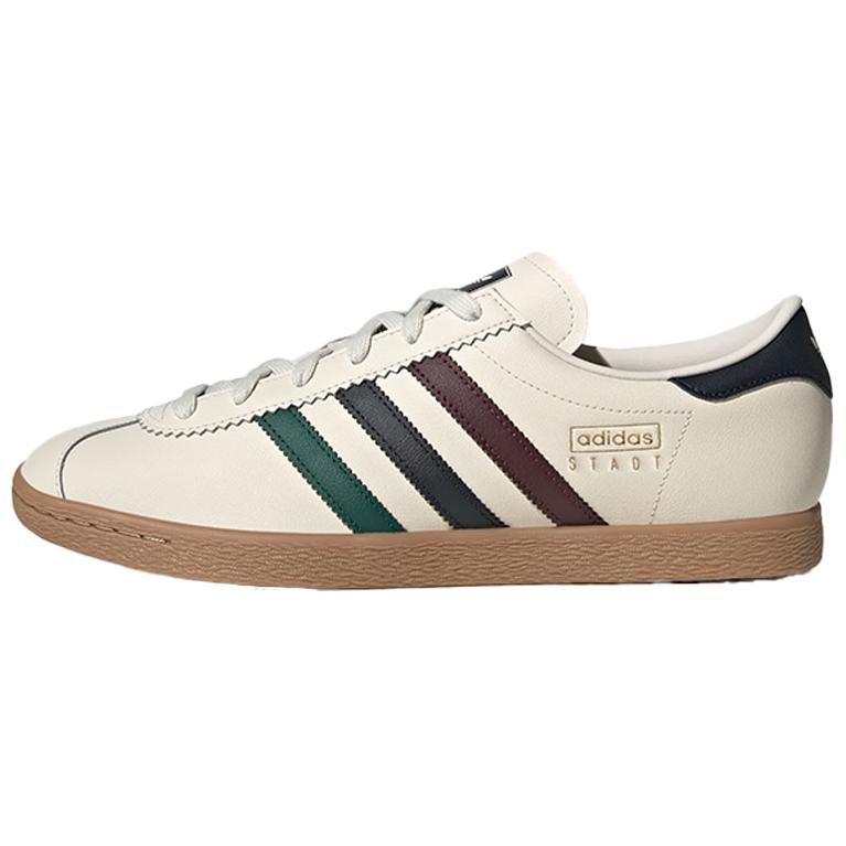 

Кроссовки adidas originals Stadt Skateboarding Shoes Unisex Low-top Beige/Black/Red/Green, бежевый/черный/красный/зеленый