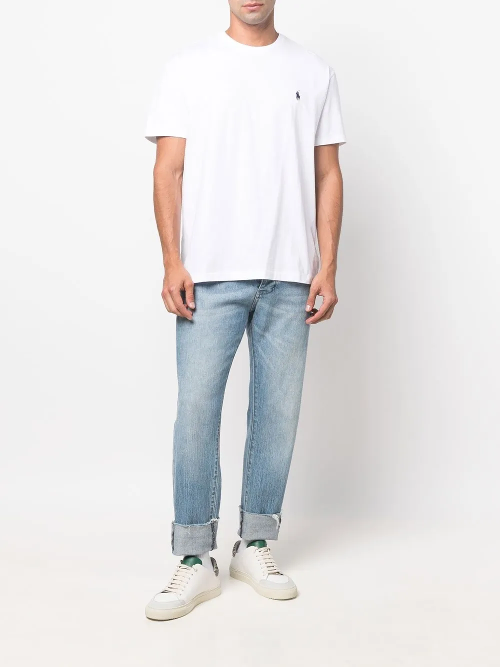 Футболка с вышивкой Polo Pony POLO RALPH LAUREN, белый — фото 2