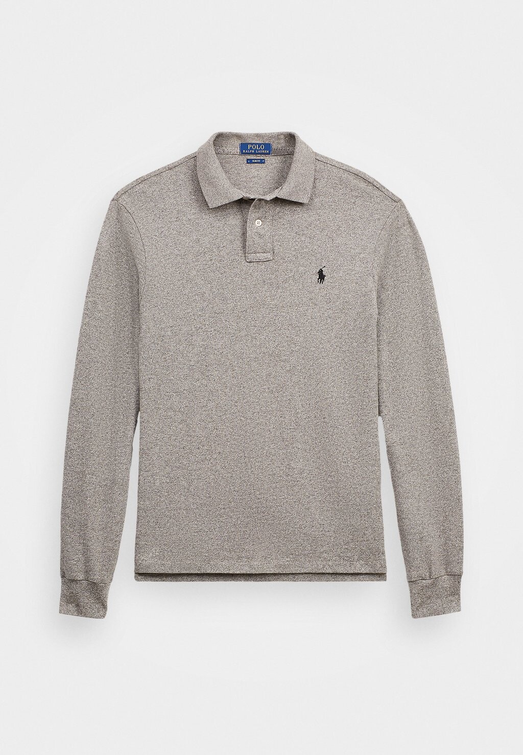 Рубашка поло Slim Long Sleeve Polo Ralph Lauren, цвет canterbury heather — фото 4