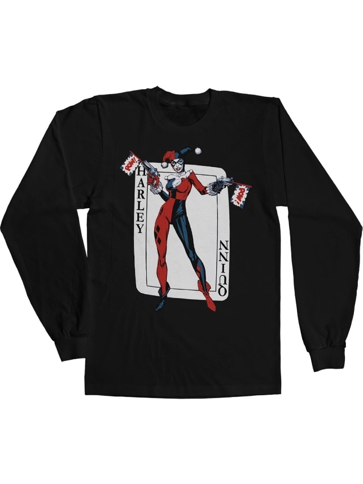

Лонгслив DC Commics Harley Quinn, черный