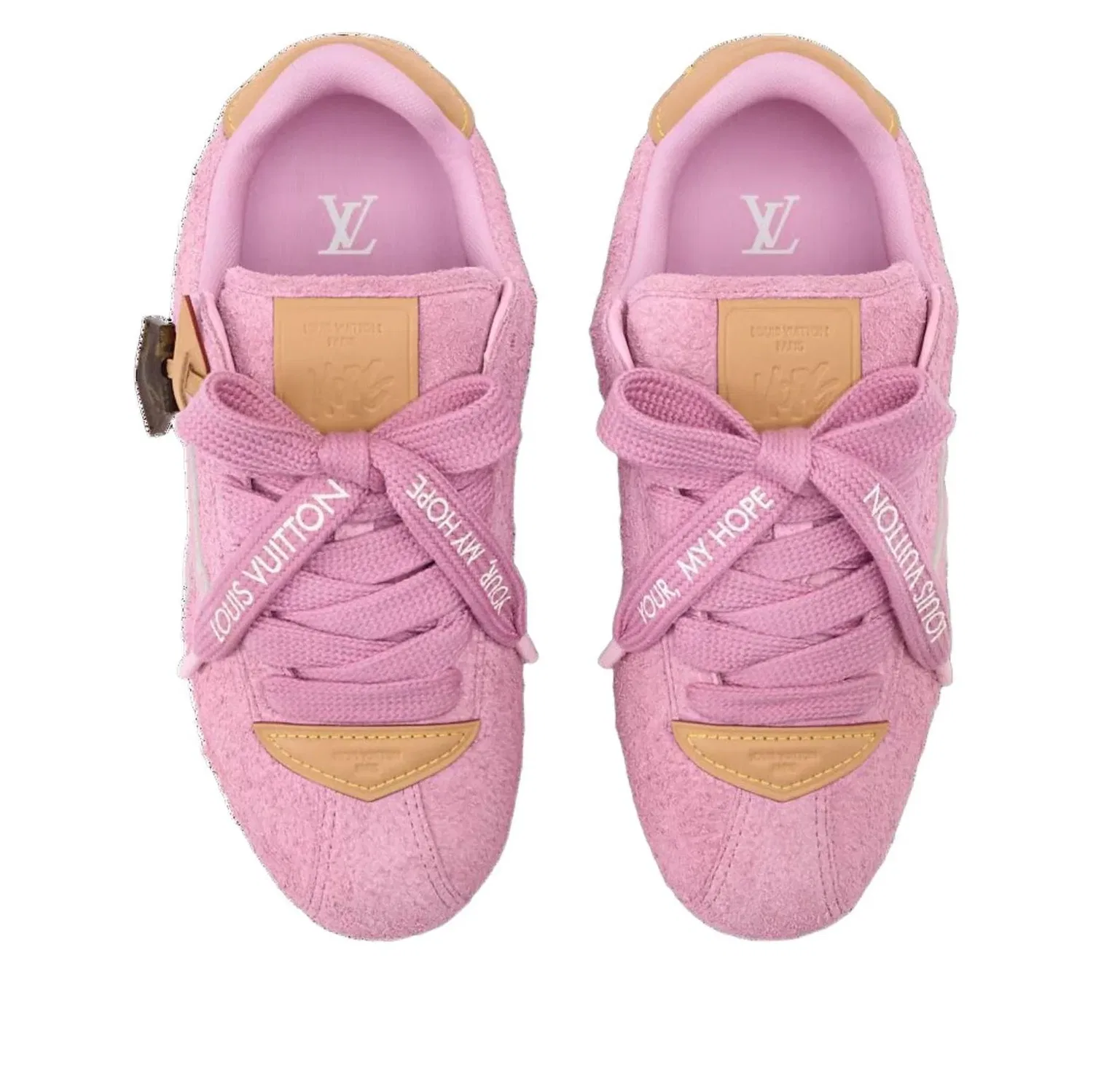 Кроссовки LOUIS VUITTON x J-hope 'LV Buttersoft Sneaker' 1AKDFC, розовый — фото 3