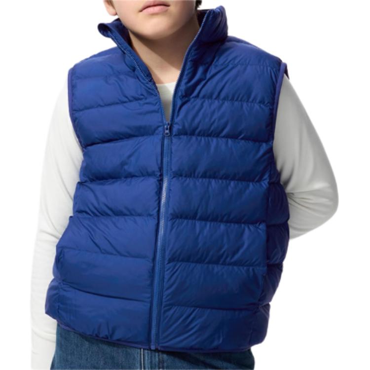 Детская утепленная куртка UNIQLO, синий