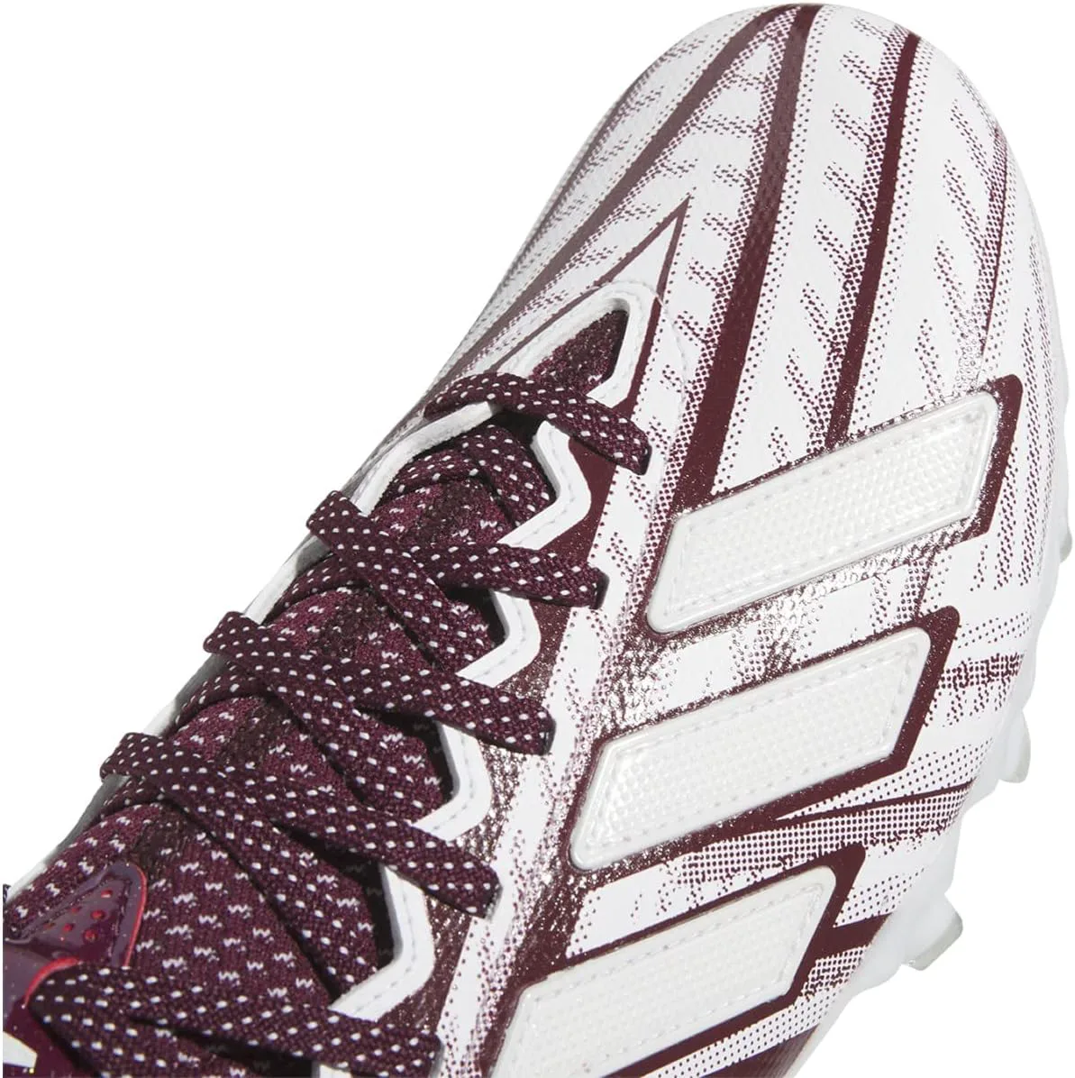 Футбольные бутсы Adidas Mens Freak 23 для игры в линию Name ‎Adidas, бордовый/белый — фото 3