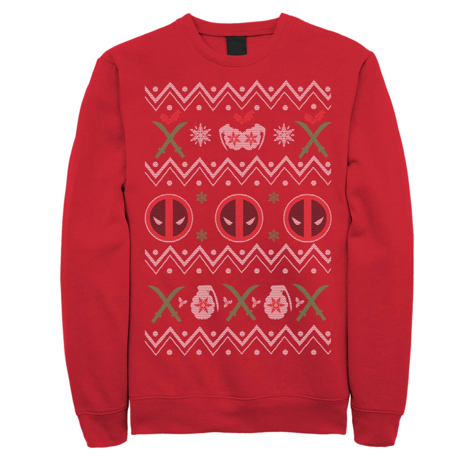 

Мужской флисовый свитер Marvel Deadpool Ugly Christmas Licensed Character